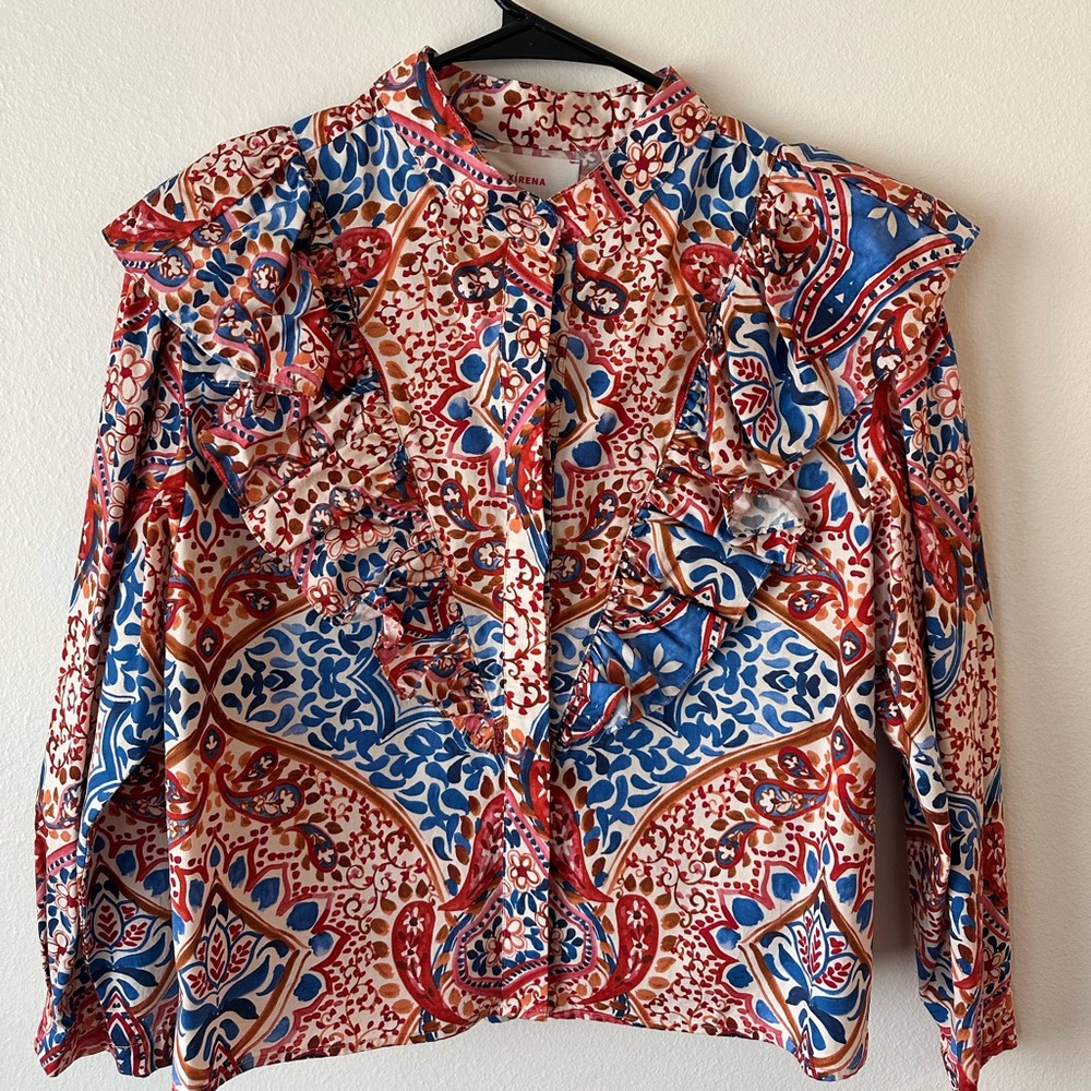 XiRENA Callie Top in Terra Mosaic (size S)